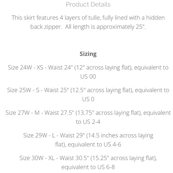 Space 46 Wendy Tulle Skirt - Picture 8 of 8